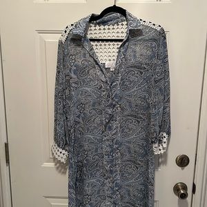 Atina Cristina chiffon paisley blouse